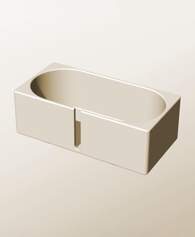 CX96-70-SB Slotted container modular stackable module bin box