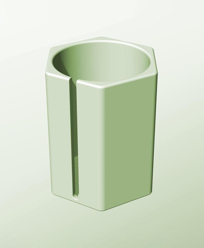 CH128-190-S Stacking slotted component box bin for makers