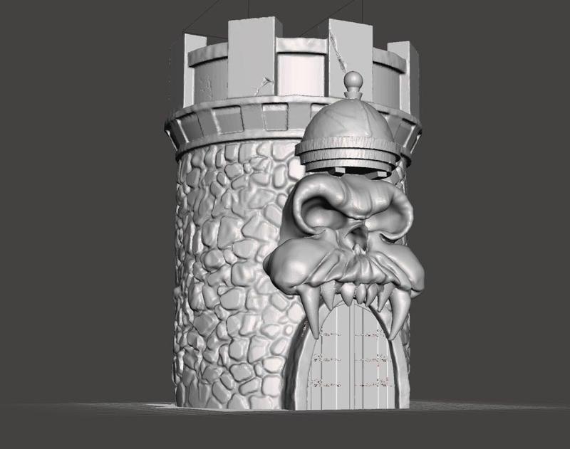 Castle Grayskull Pencil Holder
