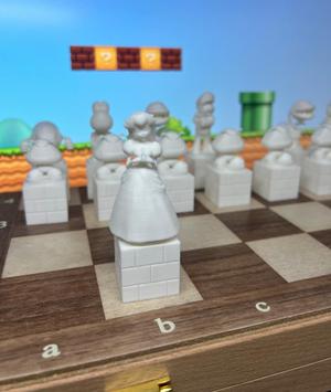 Princess Peach / Super Mario / Chess Piece 