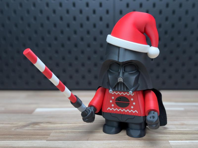 Holiday Chunk Vader (No Support, No AMS, No Glue)