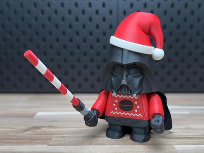 Holiday Chunk Vader (No Support, No AMS, No Glue)