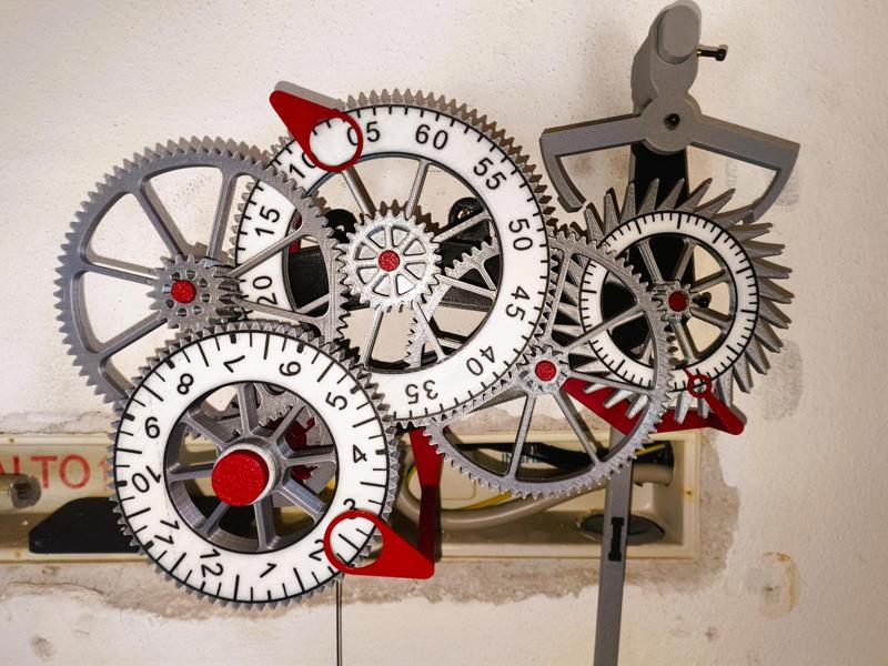 fully functional mechanical clock!