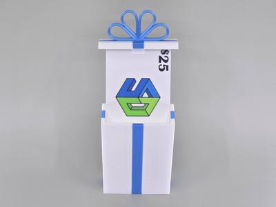 Gift Card Present Box
