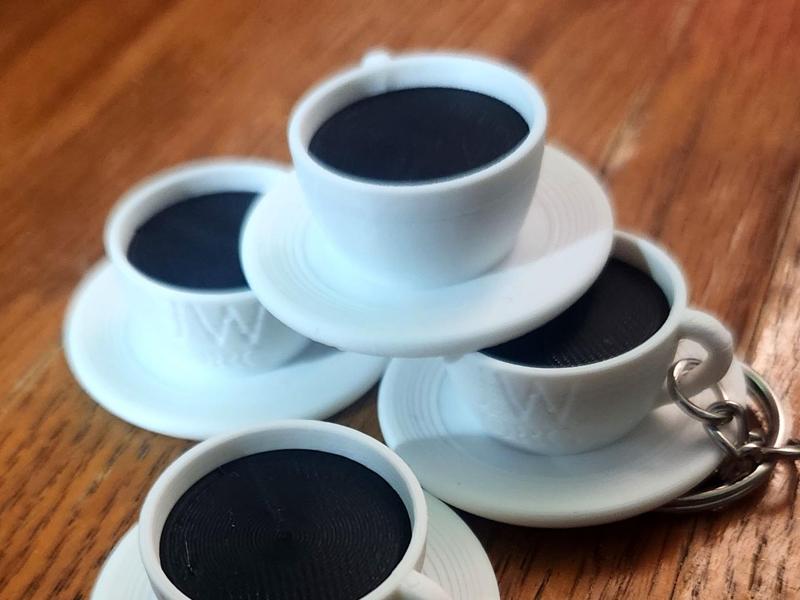 JW.org Teacup Keychain