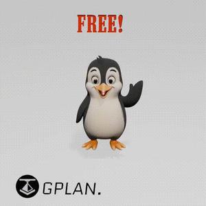 Free Penguin Miniature Decoration Toy