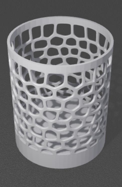 Voronoi pen holder