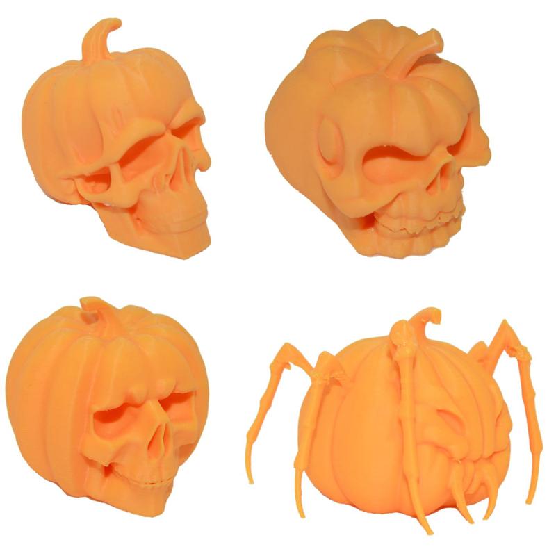 Skull pumpkins