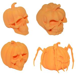 Skull pumpkins
