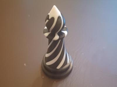 Spiral Passthrough Chess Bishop