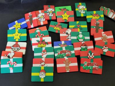 Reusable Latching Gift Card Box (Christmas)