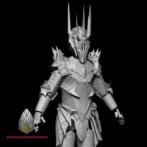 Sauron Armour lord of the rings 3D DIGITAL DOWNLOAD FILE