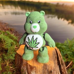 The Stoney Bear - Articulated, Print in Place, Cartoons, Care, Bear, Weed, Marijuana