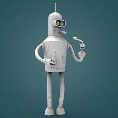 Futurama Bender 3D Printing Figurine | Assembly