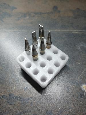 Solder Tip Holder Gridfinity for Weller WE1010 soldering station