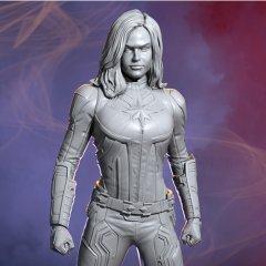Carol Danvers 3D Printing Figurine | Assembly