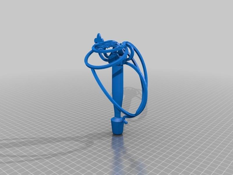 Small Musketeer Rapier Swept Hilt