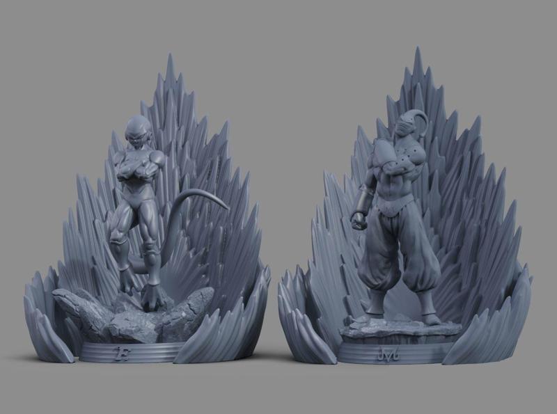 Dragonball dragon ball figure on platform 3D Model Collection