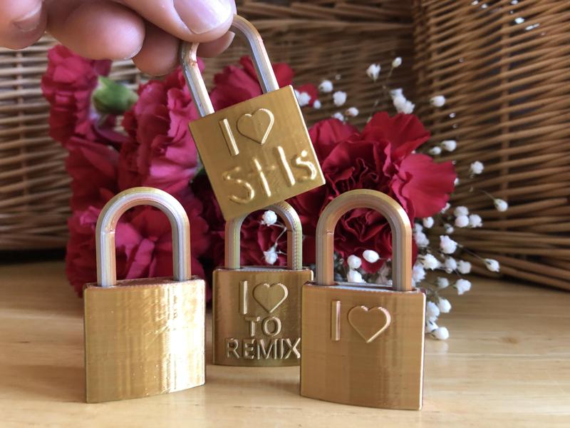 Blank Love Locks for Remixing