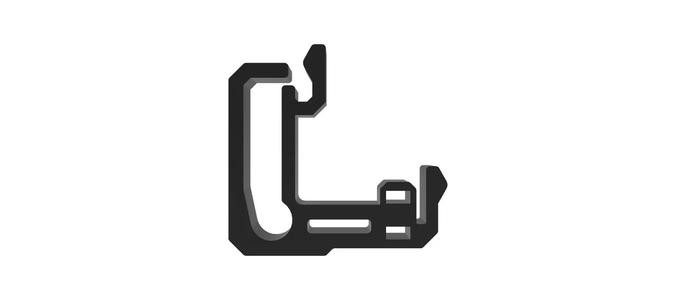 Prusa MK4 - MK3.9 - MK3.5 - MK3S+ cable clip   