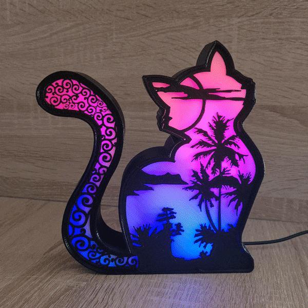 CAT LED LAMP
