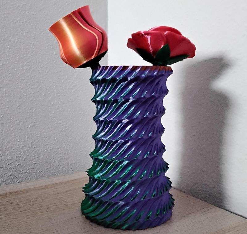 Inverted Coiled Rope Vase