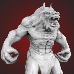 Werewolf 3D Printing Figurine| Assembly