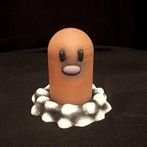 Diglett Pokemon Matryoshka - Supportless