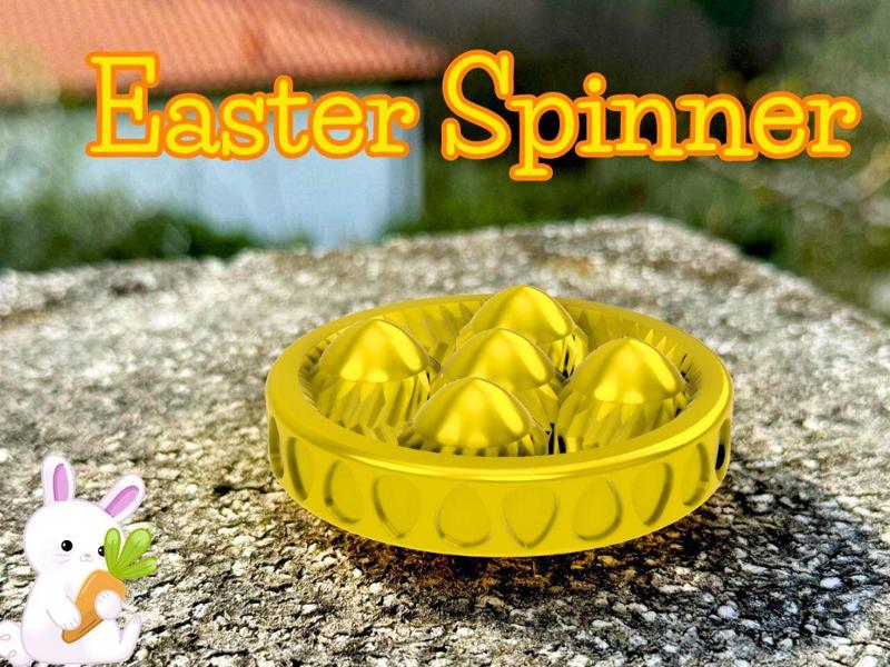 Planetary gear fidget spinner - Easter edition