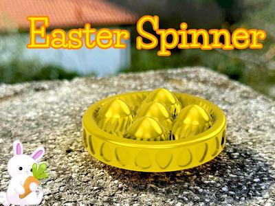 Planetary gear fidget spinner - Easter edition