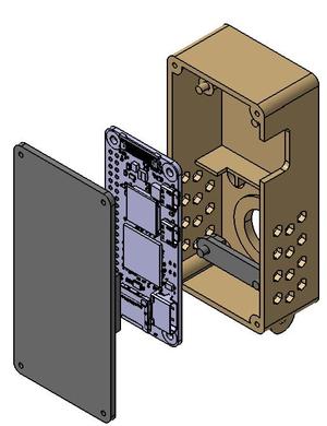 Pi Zero 2 W Camera Case (Pigeon Camera - Remix)
