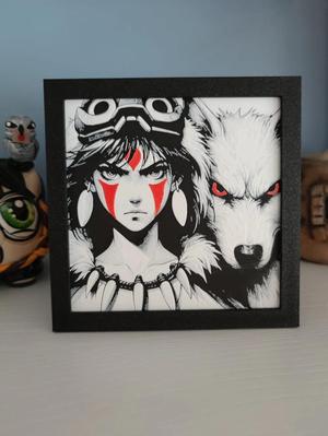 Hueforge Princess Mononoke