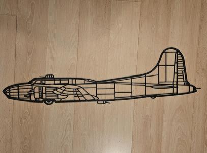 B17 Flying Fortress Wallart (Large)