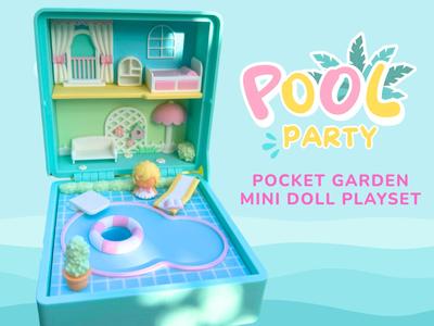 Pool Party – Mini Doll Playset 