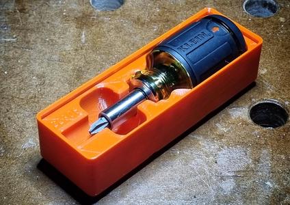 Gridfinity Klein Tools Stubby 32308 Screwdriver Holder