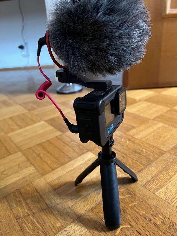 GoPro Hero 10 Media Mod - Rhode VideoMic Adapter