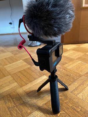 GoPro Hero 10 Media Mod - Rhode VideoMic Adapter
