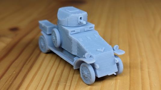 Lanchester 4x2 Armoured car (WW1, British Empire)