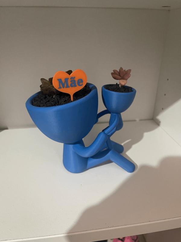 Mothers Day Pot - Mother and Child