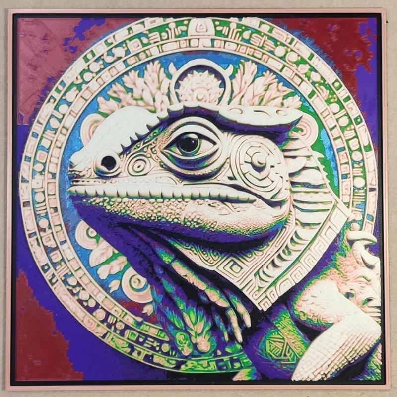 Iguana Painting