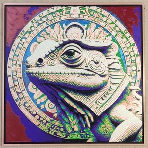 Iguana Painting