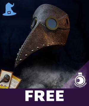 FREE Real-size Prop - Plague Doctor Mask