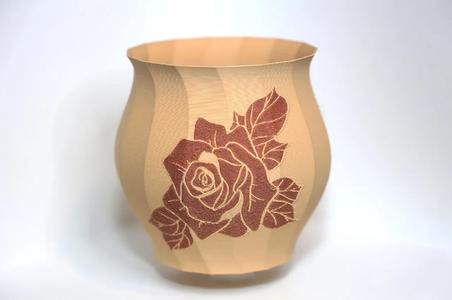 Reimagined Art: Rose Vase   