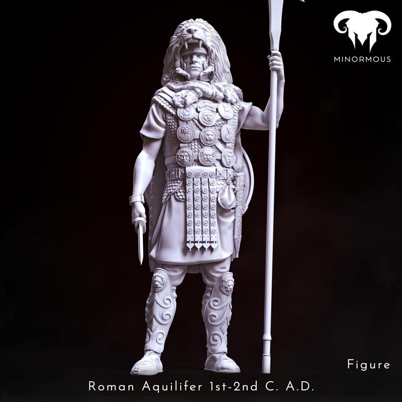 Figure - Roman Aquilifer 1st-2nd C. A.D. Looking at the Battlefield!