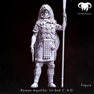 Figure - Roman Aquilifer 1st-2nd C. A.D. Looking at the Battlefield!