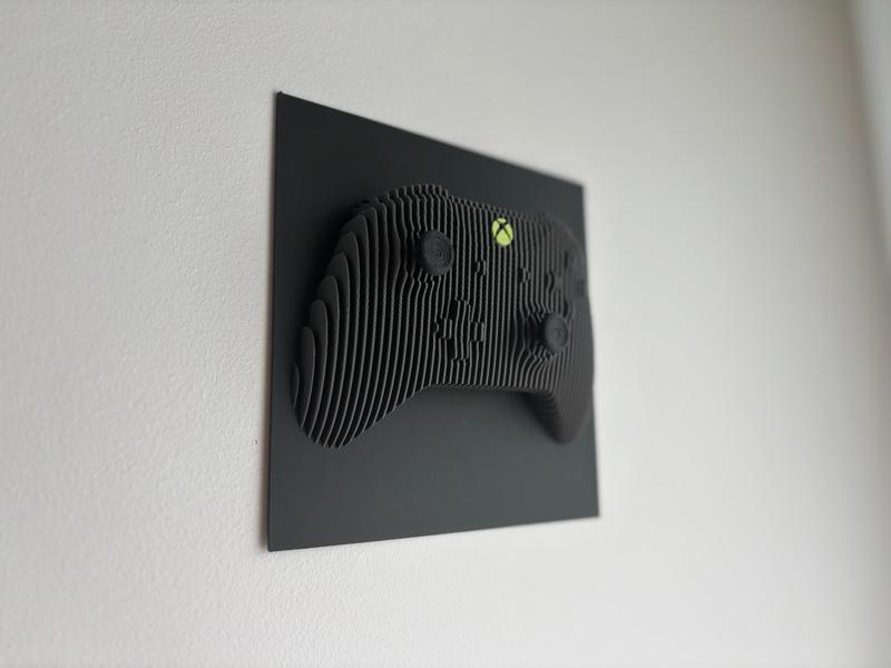 Controller XBOX Wall Art layered sculpture