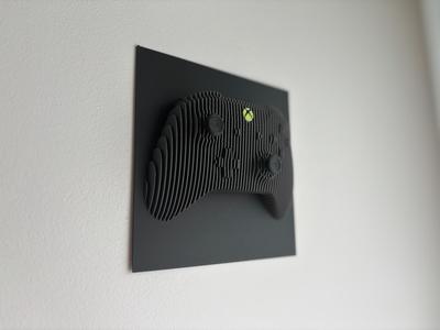 Controller XBOX Wall Art layered sculpture