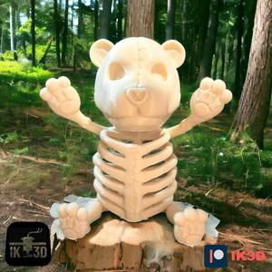 TEDDY BEAR SKELETON DECOR - NO SUPPORTS