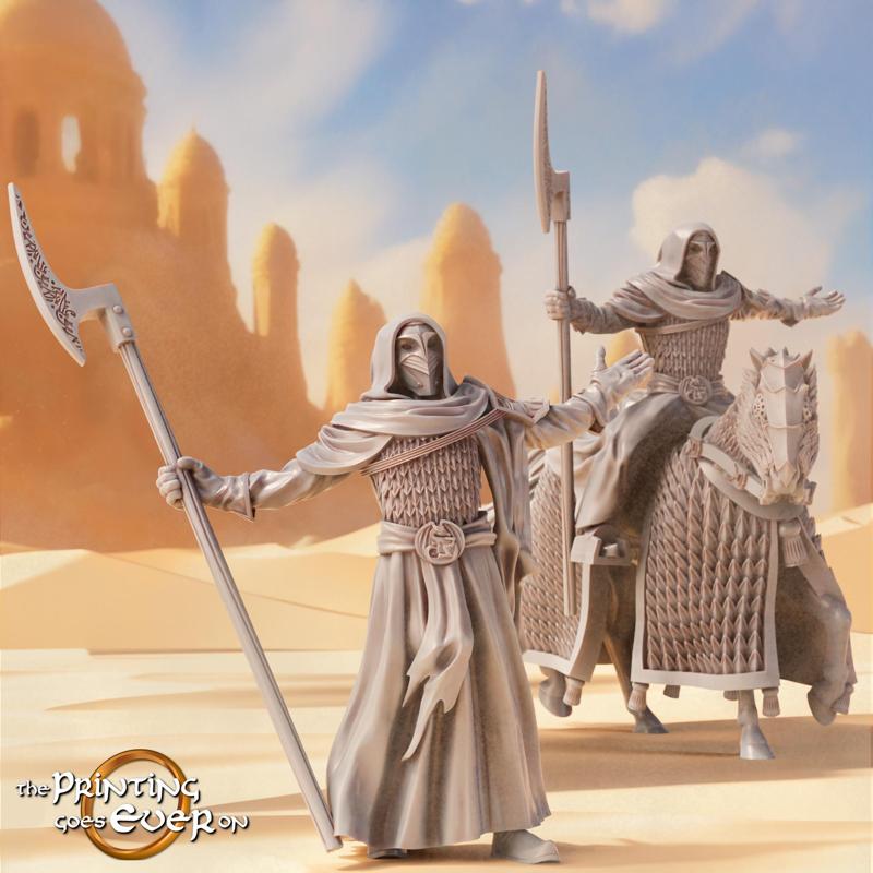 Serpent High Priest - On Foot and Mounted - Presupported