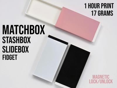Matchbox - Magnetic Slider Stash Box